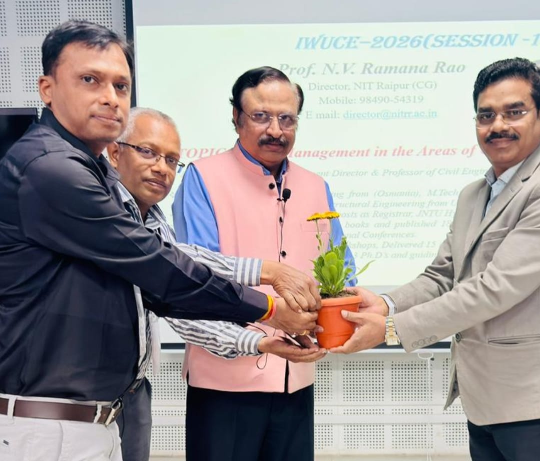 नेशनल इंस्टीट्यूट ऑफ टेक्नोलॉजी रायपुर के मैकेनिकल इंजीनियरिंग विभाग, ने एक सप्ताह तक आयोजित उद्योग-प्रायोजित कार्यशाला