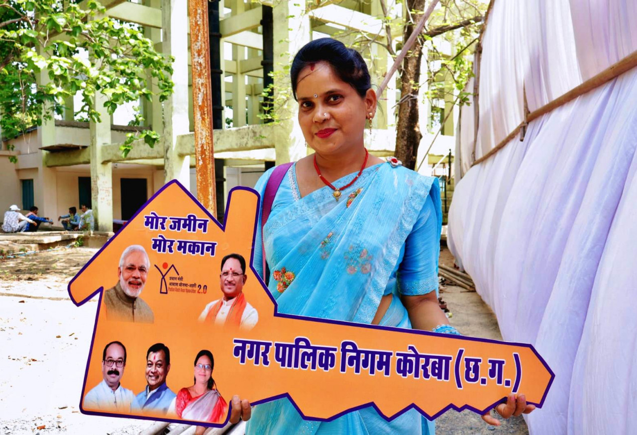रायपुर : परिवार में आई नई खुशियां, मिला सपनों का आशियाना