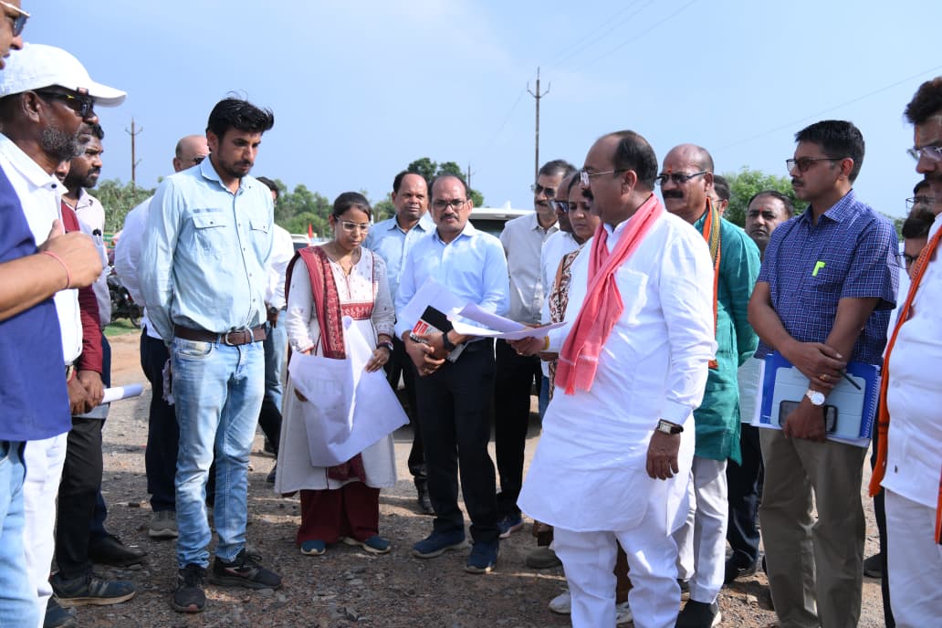 उप मुख्यमंत्री अरुण साव बस्तर दौरे में, धीमी गति पर PWD अधिकारियों-ठेकेदारों पर बरसे