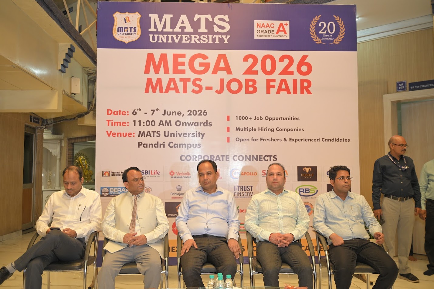 MATS ने मेगा जॉब फेयर 2026 का भव्य उद्घाटन किया