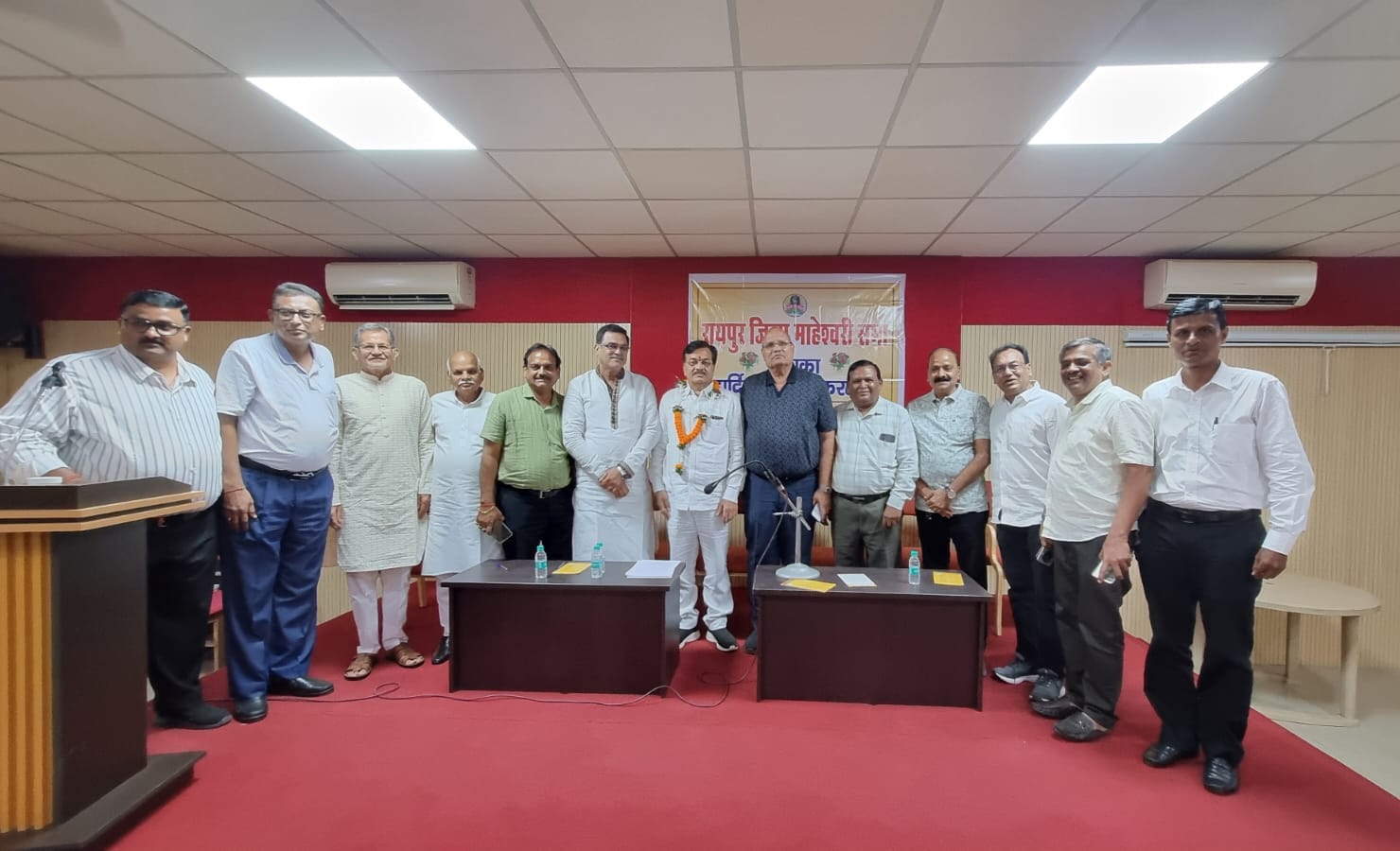 श्री उमेश राठी को रायपुर जिला माहेश्वरी सभा द्वारा निर्विरोध अध्यक्ष घोषित किया गया