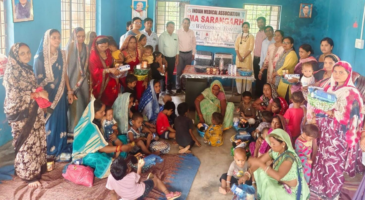 रायपुर : ​कुपोषण के खिलाफ: आईएमए और प्रशासन की जुगलबंदी से संवर रहा 30 बच्चों का बचपन