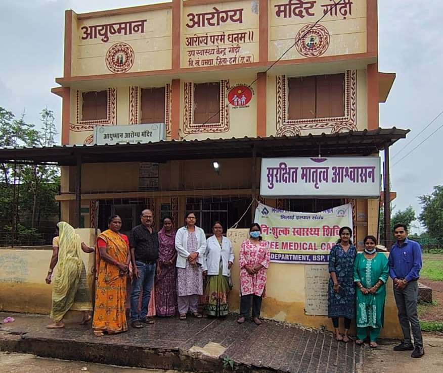 भिलाई इस्पात संयंत्र ने दो गांवों में लगाए निःशुल्क स्वास्थ्य शिविर, 90 ग्रामीणों को मिला उपचार एवं परामर्श