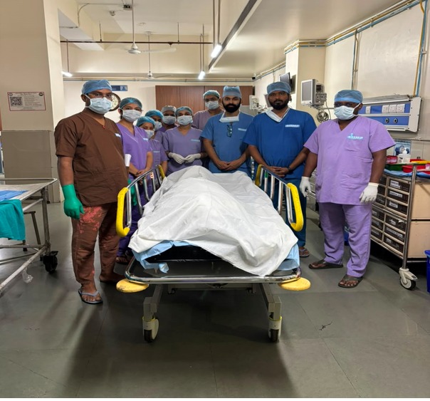 एम्स रायपुर में 59 वर्षीय व्यक्ति का अंगदान; छत्तीसगढ़ के सबसे अधिक आयु के मृतक अंगदाता बने अश्विन कुमार राठौर