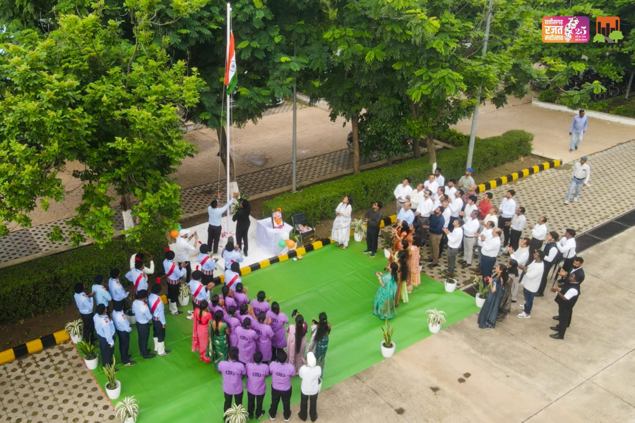 रायपुर : नवा रायपुर अटल नगर में गरिमामय ढंग से मनाया गया 80वां स्वतंत्रता दिवस